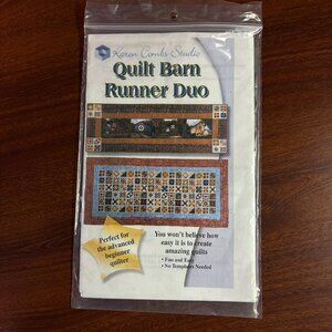 Quilt Barn Runner Duo Pattern by Karen Combs Studio